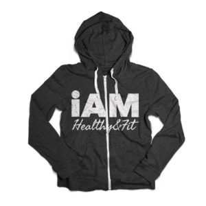 iAMHealthy&Fit Dark Hthr Gray Jacket