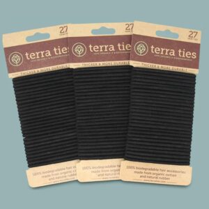 Biodegradable Elastic Hair Ties